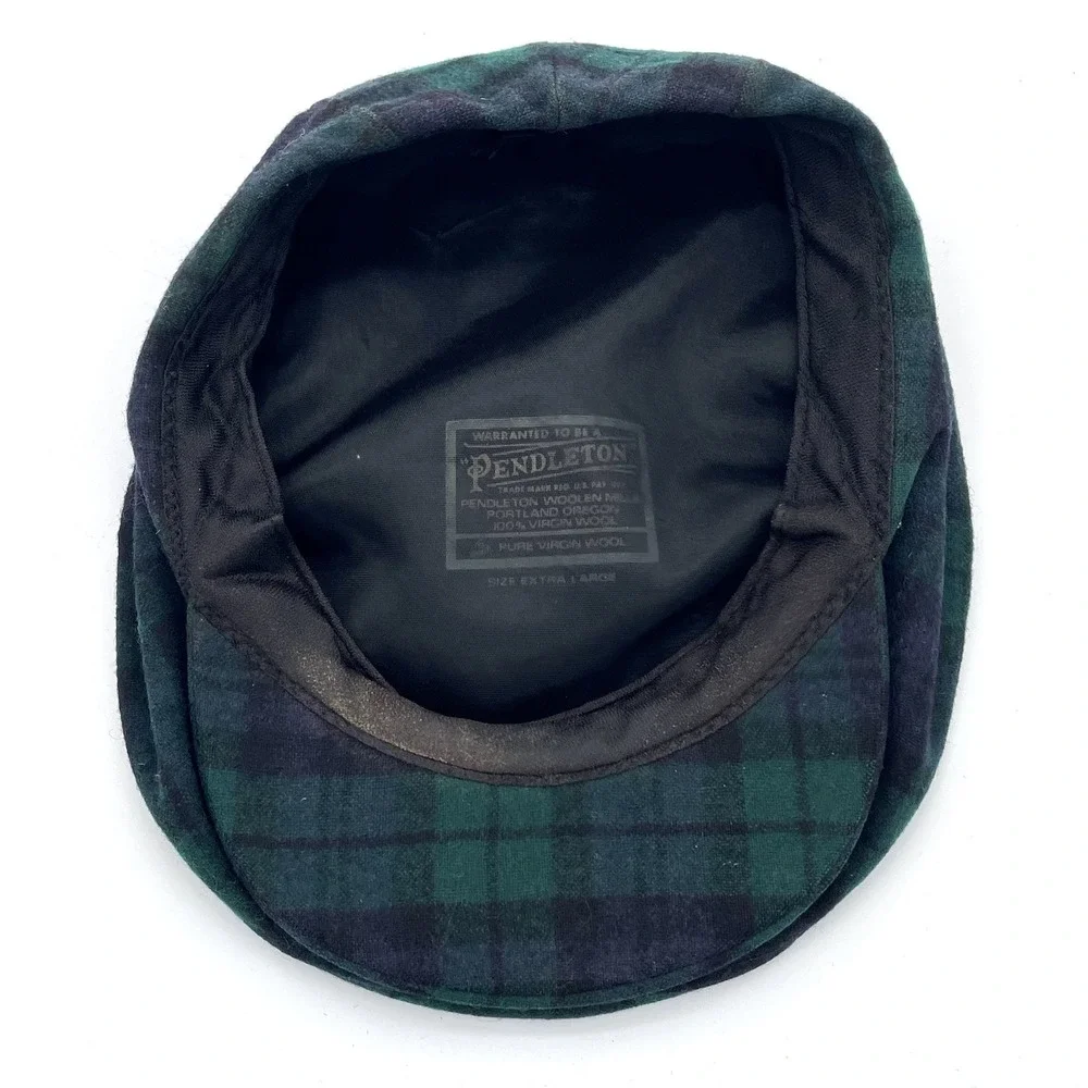 VTG Pendleton 100% Pure Virgin Wool Unisex News Boy Cap XL